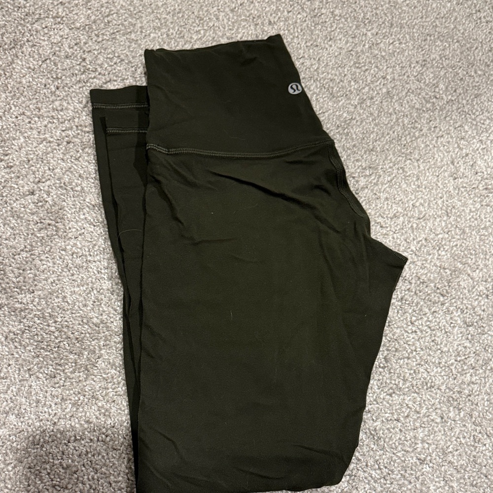 lululemon Align Dark Green/ Forest Greeb Leggings